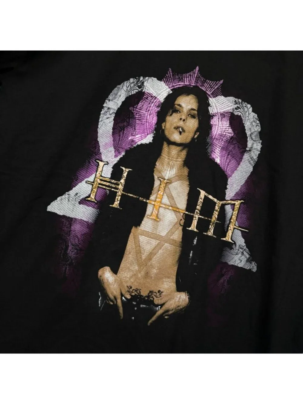 HIM Razorblade Romance Album Cover Poster Goth Metal Tee XL